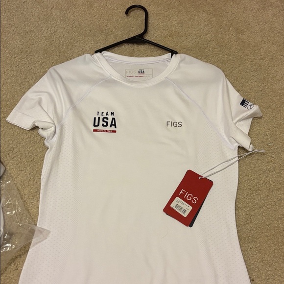 Figs Team USA White Apparel Set - Picture 4 of 10
